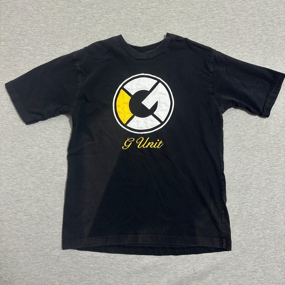 Y2K G Unit Tools of the Trade‎ Embroidered Tee Black Hip Hop Youth Large